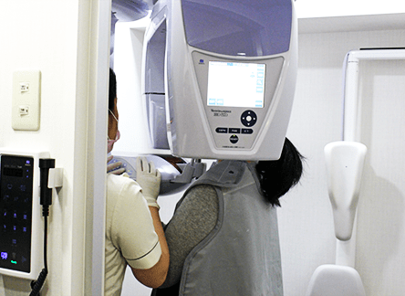 歯科用CTで口腔内を検査します